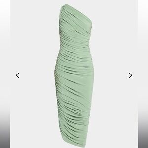 Norma Kamali Mint Diana Gown